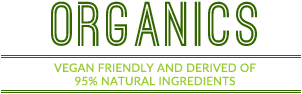 Organic color systems - Vegan Friendly and derived of 95% natural ingredients